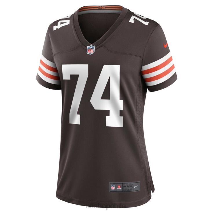 ropa NFL cleveland browns chris hubbard camiseta nike marrón juego mujer 20DRH5834 - Image 2