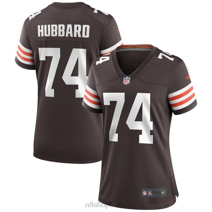 ropa NFL cleveland browns chris hubbard camiseta nike marrón juego mujer 20DRH5834 - Image 1