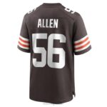 ropa NFL cleveland browns dakota allen nike marrón juego jugador camiseta hombres 20DRH6646 - Image 3