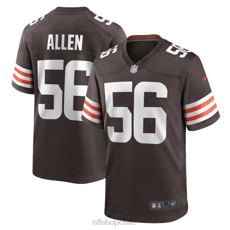 ropa_nfl_cleveland_browns_dakota_allen_nike_marron_juego_jugador_camiseta_hombres_20drh6646.jpg ropa NFL cleveland browns dakota allen nike marrón juego jugador camiseta hombres 20DRH6646 - Image 1