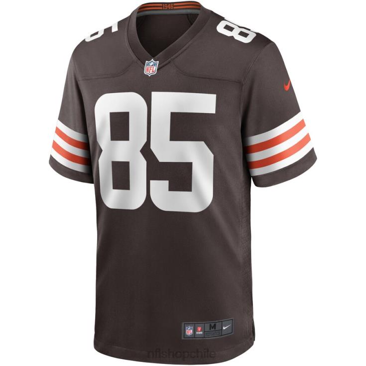 ropa NFL cleveland browns david njoku nike camiseta marrón jugador de juego hombres 20DRH2630 - Image 2