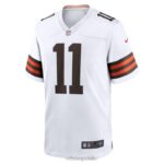 ropa NFL cleveland browns donovan peoples-jones nike camiseta blanca del juego hombres 20DRH2415 - Image 2
