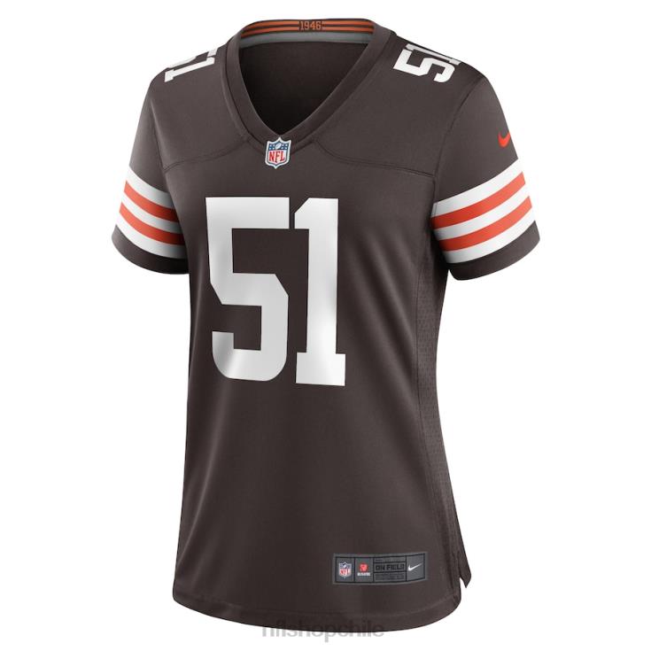 ropa NFL cleveland browns jordan kunaszyk nike marrón jugador camiseta mujer 20DRH6841 - Image 2