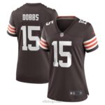 ropa NFL cleveland browns joshua dobbs nike camiseta marrón juego mujer 20DRH6272