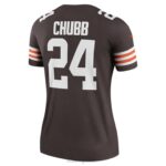ropa NFL cleveland browns nick chubb camiseta nike marrón leyenda mujer 20DRH1905 - Image 3