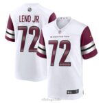 ropa NFL comandantes de washington charles leno jr. camiseta nike blanca de visitante hombres 20DRH2947