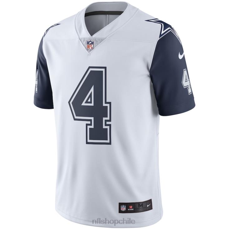 ropa NFL dallas cowboys dak prescott blanco nike color rush vapor camiseta limitada hombres 20DRH2564 - Image 2