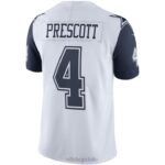 ropa NFL dallas cowboys dak prescott blanco nike color rush vapor camiseta limitada hombres 20DRH2564 - Image 3
