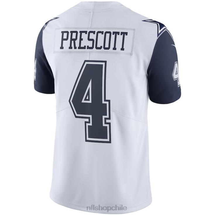 ropa NFL dallas cowboys dak prescott blanco nike color rush vapor camiseta limitada hombres 20DRH2564 - Image 3