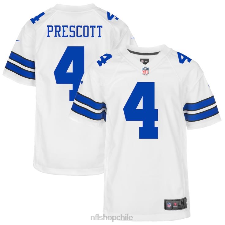 ropa_nfl_dallas_cowboys_dak_prescott_nike_camiseta_blanca_juego_juventud_20drh2104.jpg ropa NFL dallas cowboys dak prescott nike camiseta blanca juego juventud 20DRH2104 - Image 1