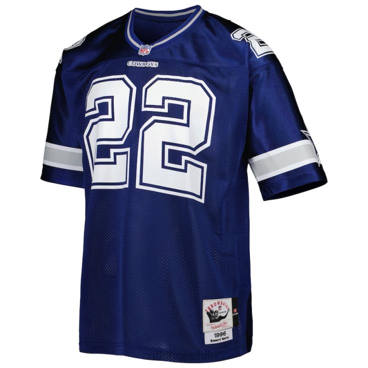 ropa NFL dallas cowboys emmitt smith mitchell & ness azul marino 1996 auténtica camiseta de jugador retirado hombres 20DRH3687 - Image 2