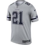 ropa NFL dallas cowboys ezekiel elliott nike gris leyenda invertida camiseta hombres 20DRH1211 - Image 2