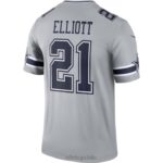 ropa NFL dallas cowboys ezekiel elliott nike gris leyenda invertida camiseta hombres 20DRH1211 - Image 3