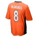 ropa NFL denver broncos brandon mcmanus camiseta nike naranja juego hombres 20DRH2272 - Image 3
