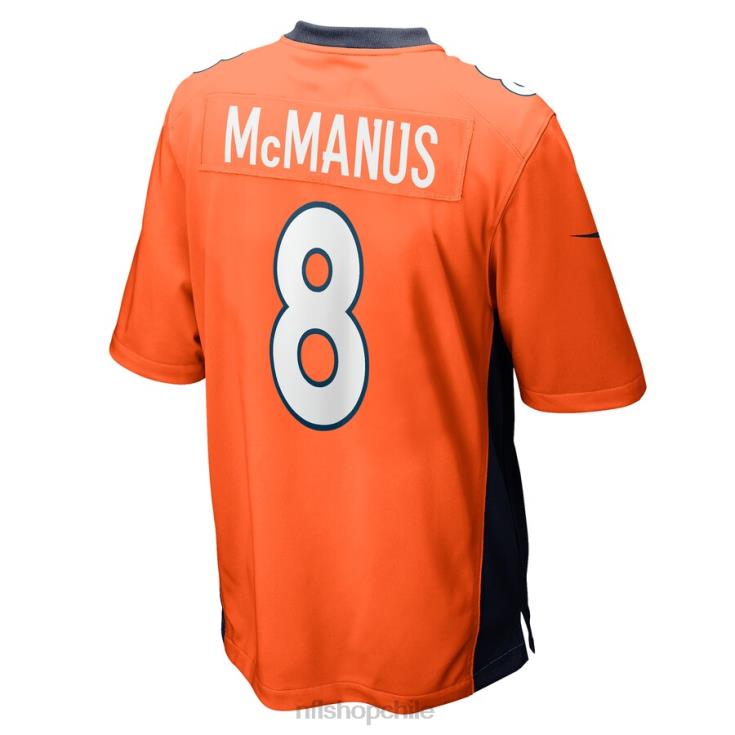 ropa NFL denver broncos brandon mcmanus camiseta nike naranja juego hombres 20DRH2272 - Image 3