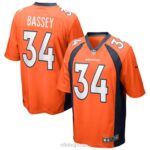 ropa NFL denver broncos essang bassey camiseta nike naranja juego hombres 20DRH4728