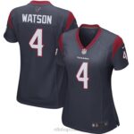 ropa NFL deshaun watson houston texans nike jugador juego camiseta - azul marino mujer 20DRH1740