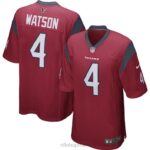 ropa NFL deshaun watson houston texans nike jugador juego camiseta - rojo hombres 20DRH455