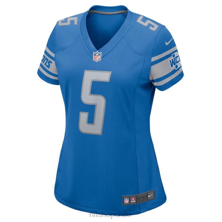 ropa NFL detroit lions david montgomery nike azul jugador camiseta mujer 20DRH3700 - Image 2