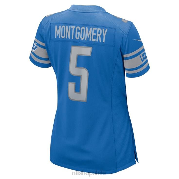 ropa NFL detroit lions david montgomery nike azul jugador camiseta mujer 20DRH3700 - Image 3