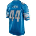 ropa NFL detroit lions dick lebeau nike azul juego jugador retirado camiseta hombres 20DRH6703 - Image 3