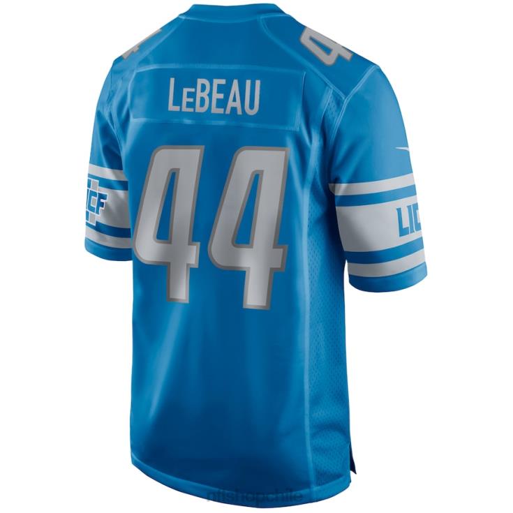 ropa NFL detroit lions dick lebeau nike azul juego jugador retirado camiseta hombres 20DRH6703 - Image 3