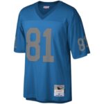 ropa NFL Detroit Lions Dick "Night Train" Lane Mitchell & Ness réplica de camiseta azul heredada hombres 20DRH3000 - Image 2