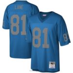 ropa NFL Detroit Lions Dick "Night Train" Lane Mitchell & Ness réplica de camiseta azul heredada hombres 20DRH3000