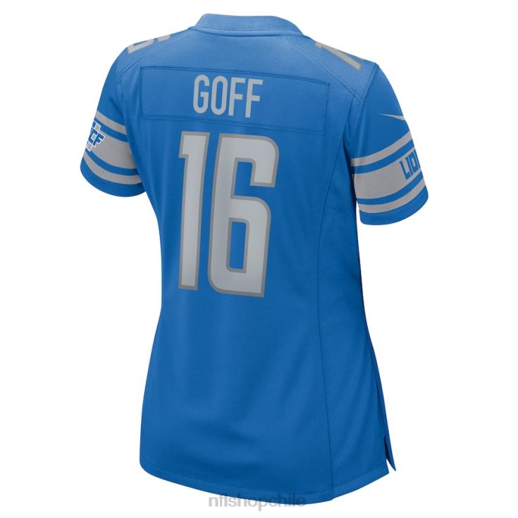 ropa NFL detroit lions jared goff nike azul jugador juego camiseta mujer 20DRH5496 - Image 3