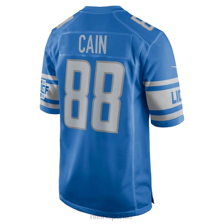 ropa NFL Detroit Lions Jim Cain Nike camiseta azul de jugador retirado hombres 20DRH6501 - Image 3