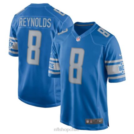 ropa NFL detroit lions josh reynolds nike jugador azul juego camiseta hombres 20DRH2551