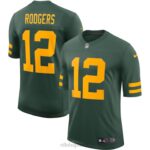 ropa NFL Empacadores de Green Bay Aaron Rodgers Nike Camiseta de jugador limitada vapor alternativo verde hombres 20DRH1883
