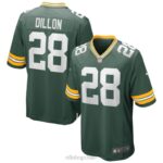ropa NFL empacadores de green bay aj dillon camiseta nike verde juego hombres 20DRH3397