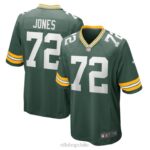 ropa NFL empacadores de green bay caleb jones camiseta de jugador de juego verde nike hombres 20DRH5639