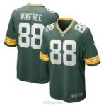 ropa NFL empacadores de green bay juwann winfree nike camiseta verde juego hombres 20DRH6104