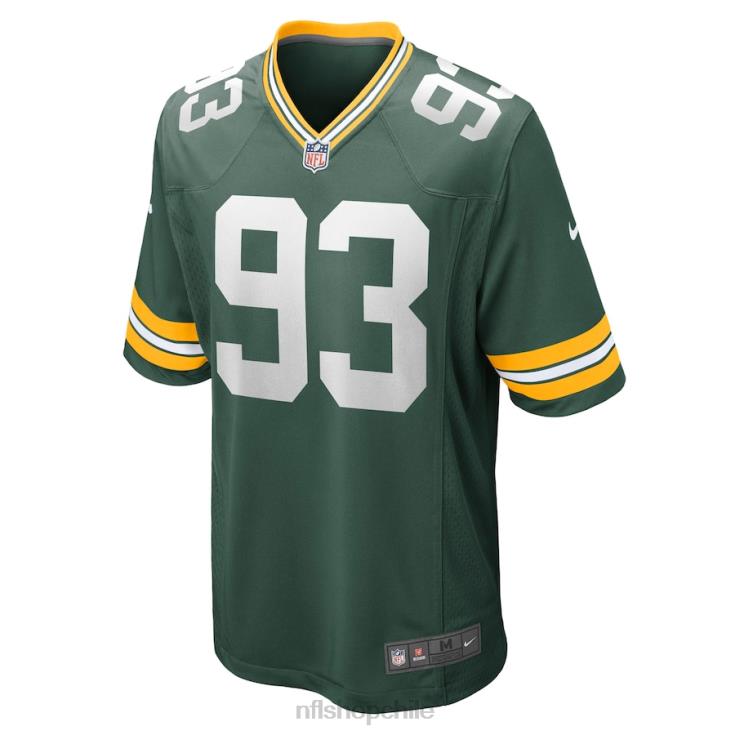 ropa NFL empacadores de green bay t.j. camiseta slaton nike verde juego hombres 20DRH6369 - Image 2