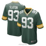 ropa NFL empacadores de green bay t.j. camiseta slaton nike verde juego hombres 20DRH6369