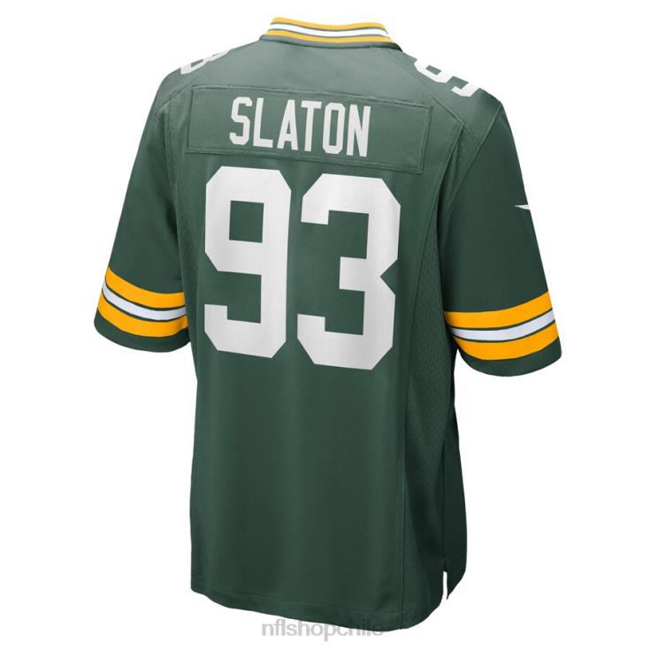 ropa NFL empacadores de green bay t.j. camiseta slaton nike verde juego hombres 20DRH6369 - Image 3