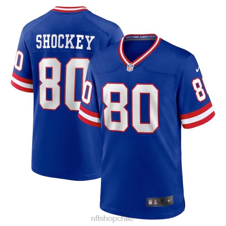 ropa NFL gigantes de nueva york jeremy shockey nike royal classic jugador retirado juego camiseta hombres 20DRH842 - Image 1