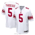ropa NFL gigantes de nueva york kayvon thibodeaux nike camiseta blanca del juego del jugador hombres 20DRH541