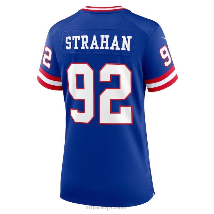 ropa NFL gigantes de nueva york michael strahan nike royal classic jugador retirado camiseta del juego mujer 20DRH1959 - Image 3