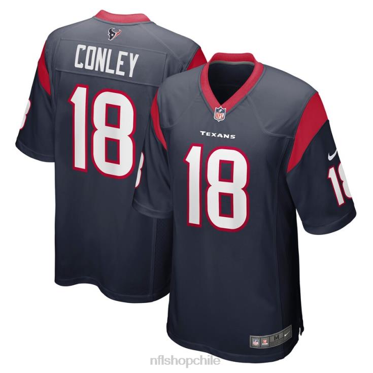 ropa NFL houston texans chris conley camiseta nike azul marino hombres 20DRH7064 - Image 1