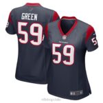 ropa NFL houston texans kenyon verde camiseta nike azul marino game player mujer 20DRH4587