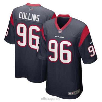 ropa NFL houston texans maliek collins nike azul marino jugador camiseta hombres 20DRH6708