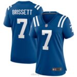 ropa NFL Indianápolis Colts Jacoby Brissett Nike camiseta de jugador Royal Game mujer 20DRH4616
