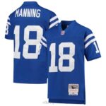 ropa NFL Indianápolis Colts Peyton Manning Mitchell & Ness Royal 1998 Legacy Camiseta de jugador retirado juventud 20DRH987