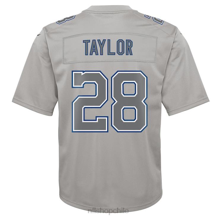ropa NFL indianapolis potros jonathan taylor nike gris atmósfera juego camiseta juventud 20DRH3527 - Image 3