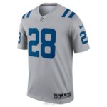 ropa NFL indianapolis potros jonathan taylor nike gris leyenda invertida camiseta hombres 20DRH2022 - Image 2