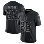 ropa NFL indianapolis potros jonathan taylor nike negro rflctv camiseta limitada hombres 20DRH5357