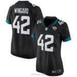 ropa NFL jaguares de jacksonville andrew wingard nike camiseta negra del juego mujer 20DRH4654